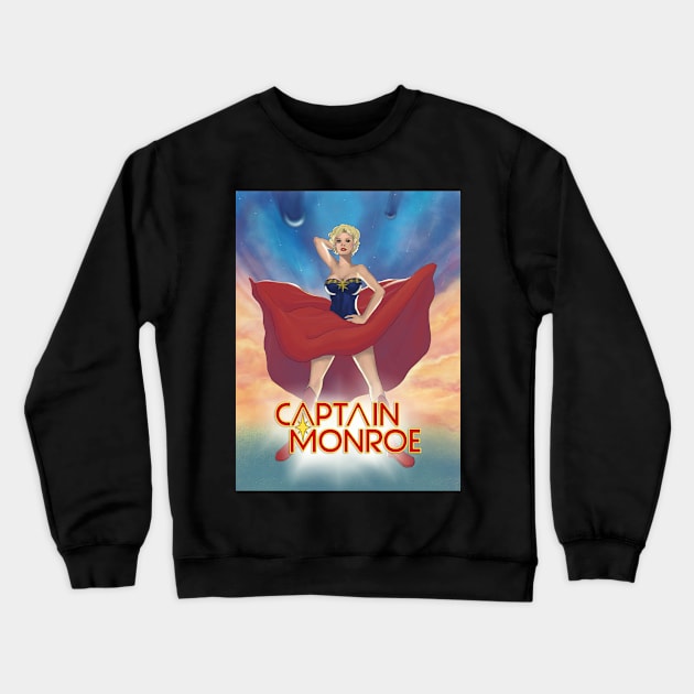 Captain Monroe Crewneck Sweatshirt by KristinaGraphics